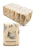 KoRo - Weizenmehl Typ 550 10 x 1 kg - feines Mehl zum Backen, Kochen und mehr - Protein-...