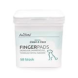 AniForte Denta Clean & Care Fingerpads für Hunde 50 Stück - Fingerlinge zur Zahnpflege &...