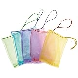 SIDCO Seifennetz Seifenbeutel 5 x Perligran Beutel für Seifenreste...