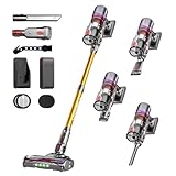 UNINELL Home Akku Staubsauger 48000Pa/550W/65Min, Staubsauger Kabellos...