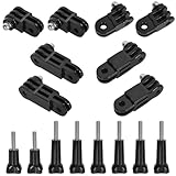 2Set Verstellbare Schwenkarm,Kurze & Lange Schraube für GoPro,3-Wege Feste Gelenke...