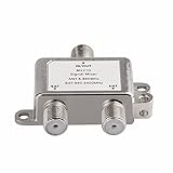 DollaTek 2 in 1 2-Wege Satelliten Splitter MX21D TV Signal Kabel TV Signal Mischer SAT/ANT...
