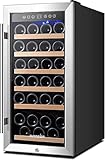 BODEGA Weinkühlschrank, 32 Flaschen 83 Liter, Touch-Bedienfeld, 5-18°C...