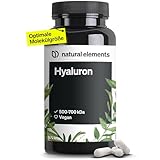 Vegane Hyaluronsäure – 500 mg Hyaluron/Kapsel – 90 Kapseln für 3 Monate –...