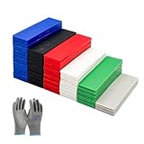 Abstandshalter Kunststoff Verglasungsklötze Set 85-teilig - 100 x 28 mm (1-6mm),...