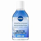 NIVEA Regenerierendes Mizellenwasser, Gesichtswasser mit 5% Serum mit Panthenol...