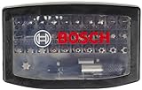 Bosch 32tlg. Schrauberbit Set Extra Hart (Kreuzschlitz-, Pozidriv-, Hex-, T-, TH-, S-Bit,...