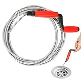 Rohrreinigungsspirale Abflussreiniger 5m x 6mm Spirale Abfluss Rohrreinigung Universal...