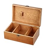 Fonowx Holz Nähkästchen, Leere Box, Handarbeiten, DIY, Retro Stil, Näh...