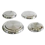 Haushalt International HI Herdabdeckplatten 4 teilig - Kochfeld Abdeckung zum...
