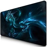 Sidorenko XXL Gaming Mauspad groß - 900 x 400 mm - Fransenfreie Ränder -...