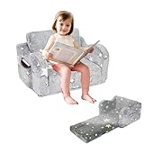 HB.YE Kindersofa Kindersessel Minisessel 2 in 1 Folding Kinderstuhl Relaxsessel...
