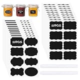 160PCS Tafeletiketten Selbstklebend, Gewürzetiketten Klebeetiketten, Aufkleber zum...