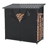 casa.pro Kaminholzregal Yakutat Brennholzunterstand außen Brennholzlager...