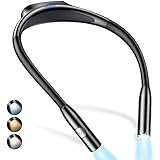 Gritin Leselampe Hals, Leselampe Bett mit Stufenlos Dimmen & 3 Farbtemperaturen,...