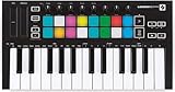 Novation Launchkey Mini [MK3] – Tragbarer USB/MIDI-Keyboard-Controller mit 25...