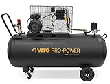 VITO Black Series Pro-Power 200 Liter Kompressor 10 bar 230v 4 PS (12 bar max)...