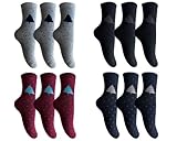 SG S.GIGEL 12 Paar Damen Thermosocken warme dicke Winter Socken Sport Ski...