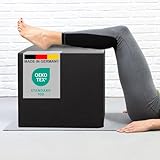 Foxx Schaumstoff Würfel M-L [50x45x40cm, ohne Bezug] Dunkelgrauer...
