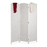 Relaxdays Paravent Raumteiler, HxB: 170 x 120 cm, Faltbarer Raumtrenner,...