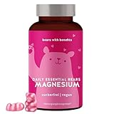 Magnesium Gummibärchen - Kraft für Muskeln und Nerven - Energie und Entspannung mit...