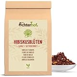 Hibiskusblüten ganz getrocknet 500g | leicht säuerlich-fruchtiger Geschmack |...