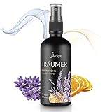 florage Bio Kissenspray 100ml zum harmonischen Einschlafen, Lavendel & Orange - TRÄUMER,...