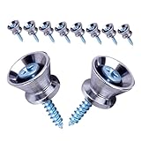 Totority 10 Stück Endnägel Für Gitarrengurte Gitarrengurtstift Gitarren-hardware...