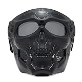 Zdprkqzvz Motorradbrille, Helm, Reitbrille, winddicht, Gesichtsbrille, Brillen,...