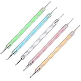 Dotting Pen, Nail Art Dotting Tools, Nail Art Skulptur Pen Dual Tip, Nail Art Zeichnung,...
