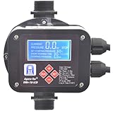 Agora-Tec® Pumpensteuerung Druckschalter Durchflusswächter DWv-18-LCD verkabelt (Ein-...