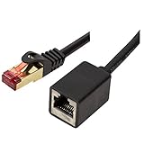 BIGtec Premium 5m CAT.5e Verlängerung Ethernet LAN Patchkabel Gigabit Netzwerkkabel Patch...