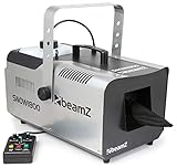 BeamZ SNOW1800 Schneemaschine 1800 Watt Schnee Maschine mit Fernbedienung, Snow...