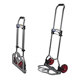 TRUTZHOLM Alu Sackkarre klappbar mit Einer Traglast von 60 kg - Höhenverstellbarer Griff...