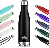 Mont-Clair H2O Trinkflasche Edelstahl - Thermosflasche - BPA-freie - Water Bottle,...