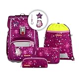 Step by Step Giant Schulranzen-Set „Sweet Unicorn Nuala“, 5-teilig, rosa,...