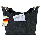 KARAT Holzkorb für Kaminholz Kaminholzkorb Brennholzkorb Korb für Kaminholz...