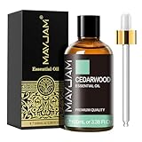 MAYJAM Zedernholz Ätherisches Öl 100ML, Zedernholzöl für Diffusor, Luftbefeuchter,...