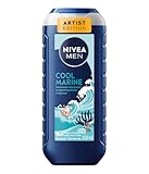 NIVEA MEN Cool Marine Artist Edition Duschgel, erfrischende Pflegedusche mit...