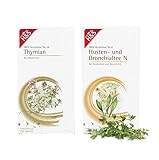 H&S Hustentee N und H&S Thymian: Tee-Bundle mit Spitzwegerich, Süßholzwurzeln, Fenchel...