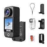 SJCAM C300 Pocket Action Kamera 4K30fps, 1.33'' Touchscreen Sportkamera, 2.4G/5G Dual WiFi...