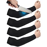 Geyoga 2 Paar Schnittfeste Ärmel für Arme ,Unterarmschutz Arm Sleeves 40*10cm...