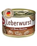 DREISTERN Leberwurst 160g I Mit Schweinefleisch & Gewürzen I Herzhafte Spezialität in...