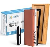 S SATC Schleifstein Messer Körnung 1000/6000 Wetzstein Professionell...