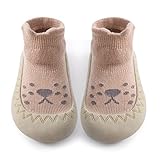 Exemaba Baby Sockenschuhe Rutschfeste Niedlicher Cartoon Weicher Stricken...
