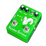 JOYO Octave Fuzz Pedal Germanium Fuzz 60er Rock-Effekt mit „Mid-Cut“ für E-Gitarre...