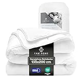 FAM Home Bettdecke 135x200 Weiche Mikrofaser Waschbar Ganzjährig I Zudecke...