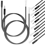 VALICLUD 8 Stück Teiliges Audio kabel mit Männlichen und Weiblichen Steckern Flexibles...