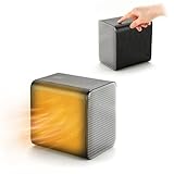 Avilia Keramikkonvektor für den Tisch, 18 x 18 x 13 cm, 900/1800 W mit PTC-System für...