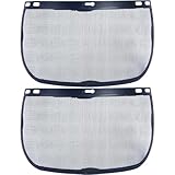 HiyyFloy Gesichtsschutz-ersatzvisiere, 2 Stück, Gesichtsschutz Aus Kupferdrahtgeflecht,...